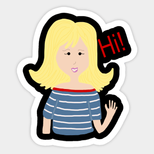 Hi Sticker